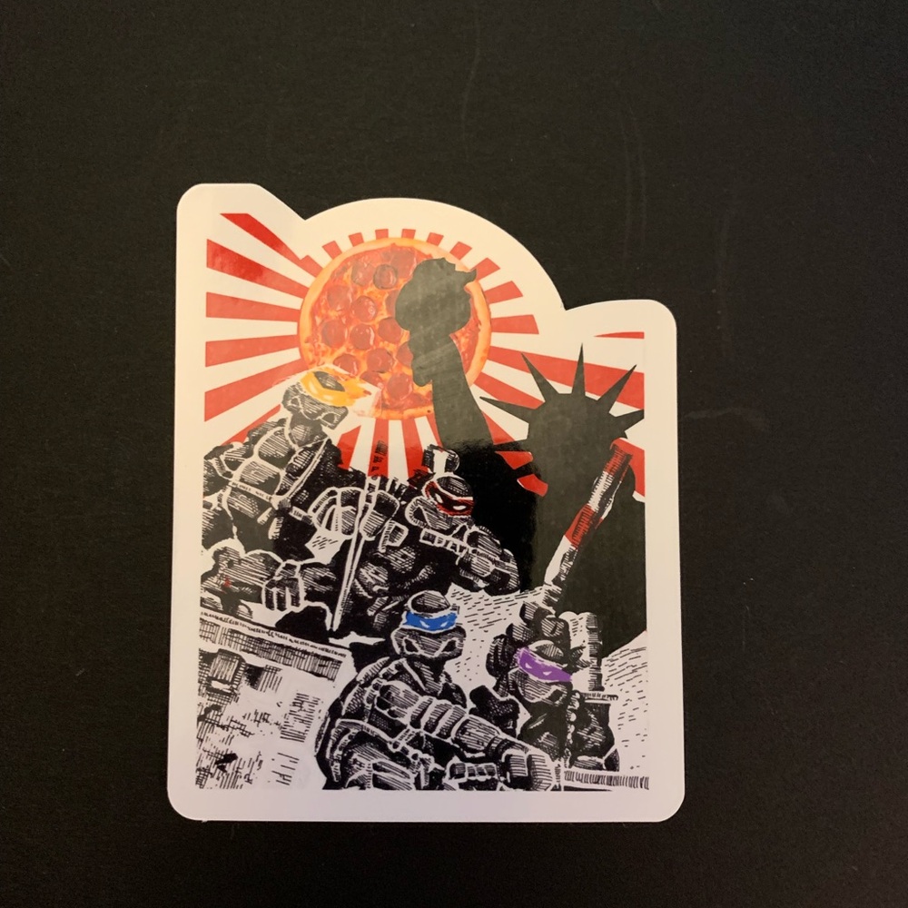 Teenage mutant ninja turtle vinyl sticker